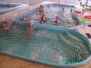 small swimming pool, water temperature is 30-33 C, Health Resort / Sanatorium «Carpathians (Mukachevo)»