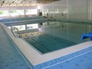 large swimming pool, water temperature is 27-29 C, Health Resort / Sanatorium «Carpathians (Mukachevo)»