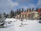 Building in winter, Hotel «Perlyna Karpat»